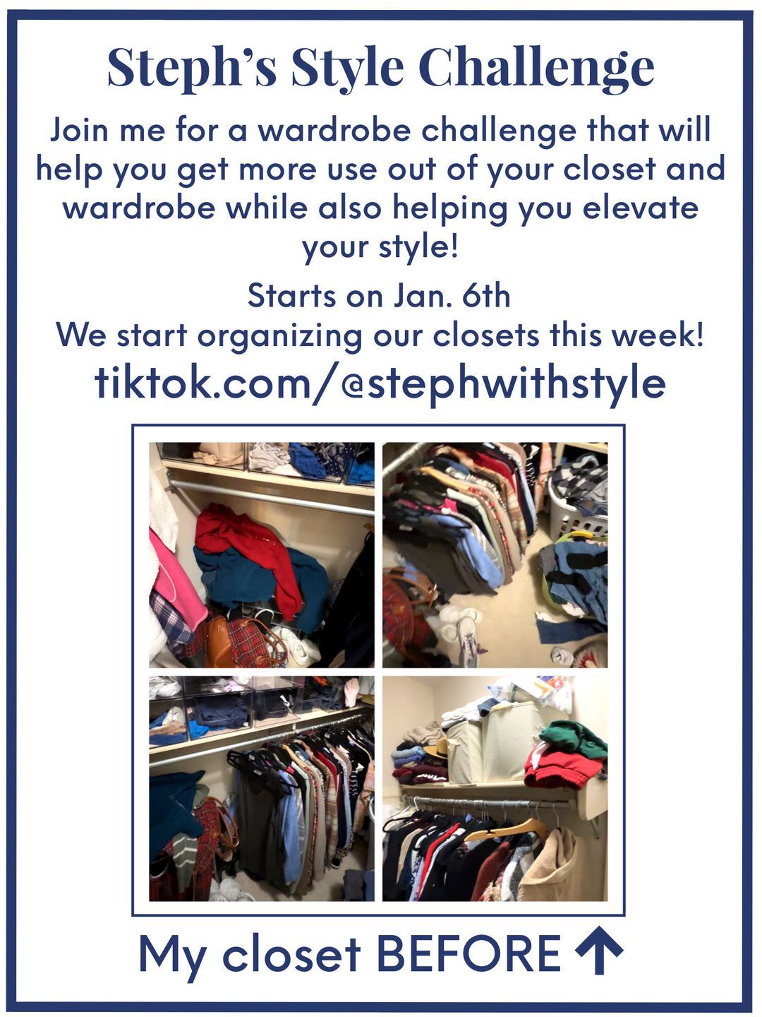 Sneak Peek of Week 1 - Steph's Style Challenge