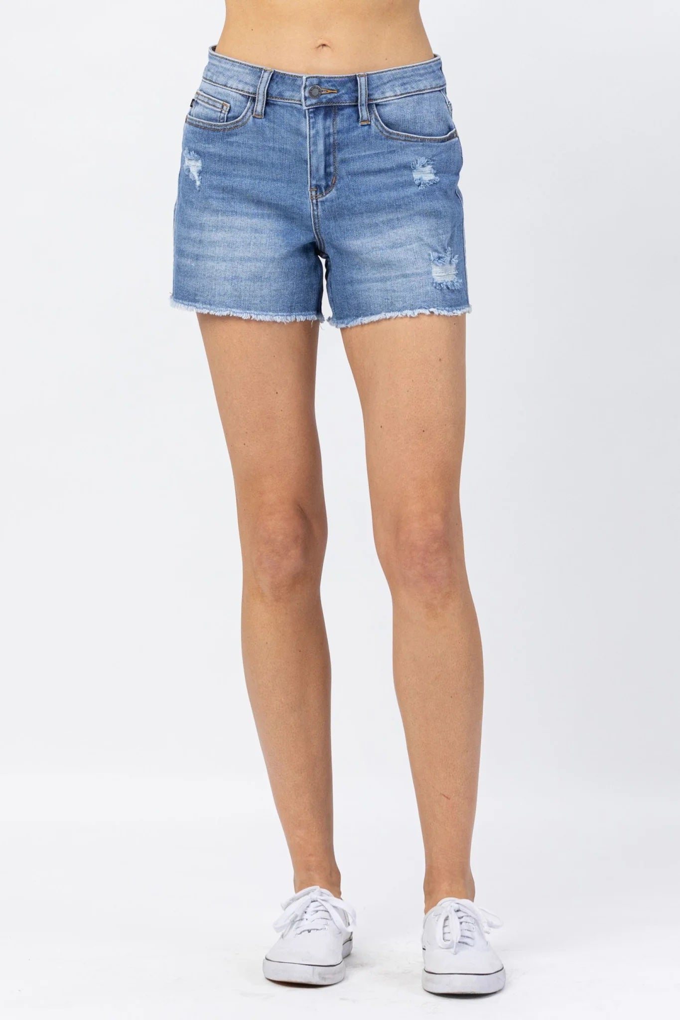 Women's Shorts Judy Blue Shorts Denim Shorts Styled by Steph Online Boutique Granger, IN