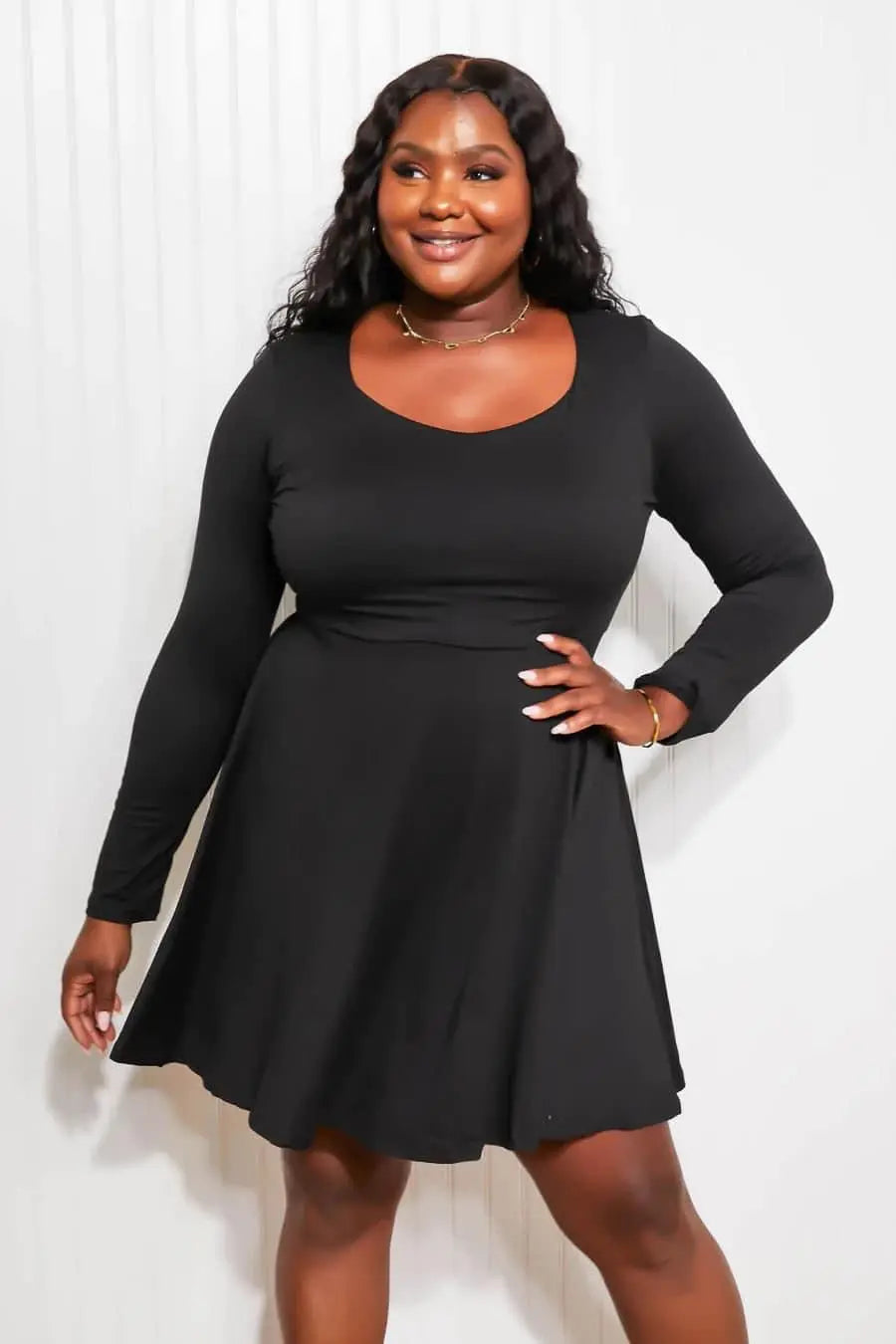 Black Not-So-Basic Dress-dress-Styled by Steph-Styled by Steph-Women's Fashion Clothing Boutique, Indiana