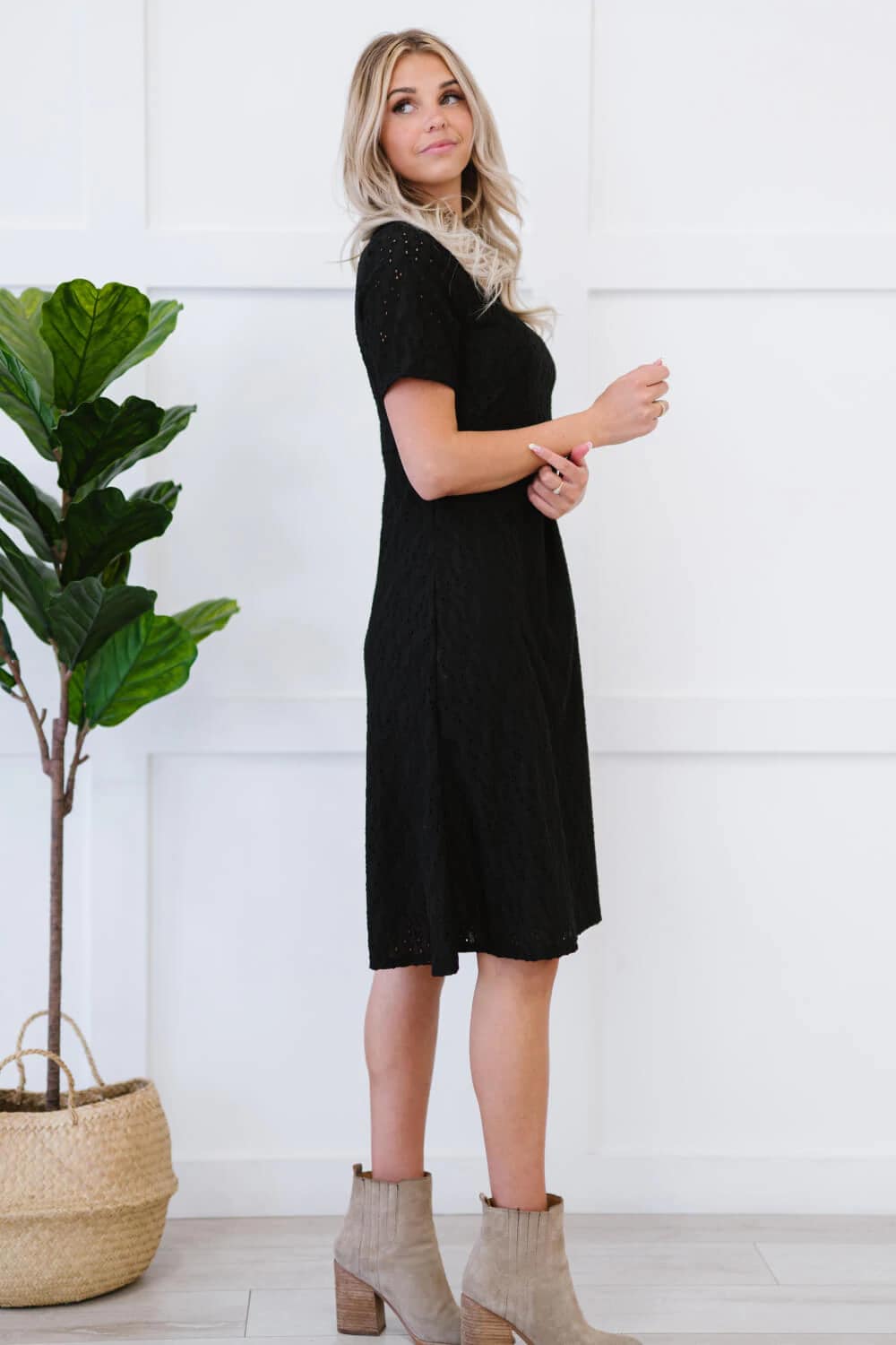 Majestically Yours Eyelet Square-Neck Dress-Styled by Steph-Styled by Steph-Women's Fashion Clothing Boutique, Indiana