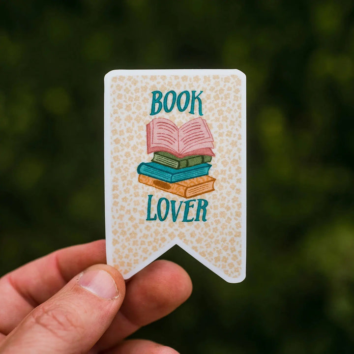Book Lover Waterproof Vinyl Sticker-sticker-Hello Happiness-Styled by Steph-Women's Fashion Clothing Boutique, Indiana