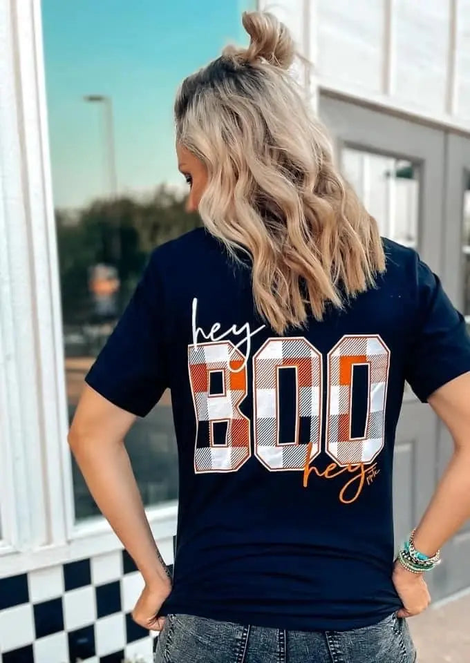 Hey Boo Hey! Graphic T-graphic tee-unknown-Styled by Steph-Women's Fashion Clothing Boutique, Indiana
