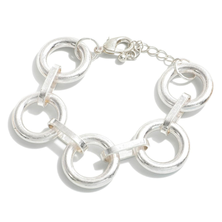 Silver Chain Link Bracelet-jewelry-Judson-Styled by Steph-Women's Fashion Clothing Boutique, Indiana