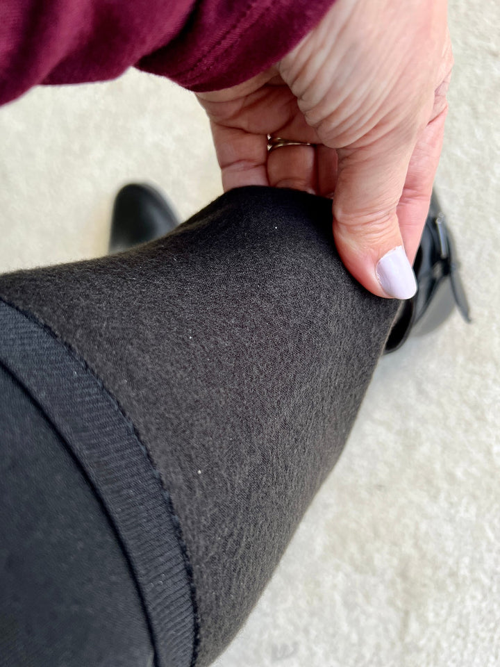 Charcoal Fleece-Lined Leggings-Leggings-Leggings Depot-Styled by Steph-Women's Fashion Clothing Boutique, Indiana