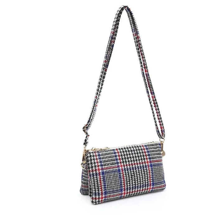 Plaid Crossbody/Wristlet (available in three colors)-bags & totes-Jen & Co-Styled by Steph-Women's Fashion Clothing Boutique, Indiana