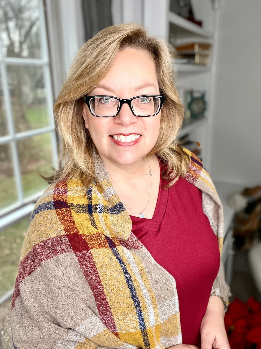 Soft Knit Plaid Blanket Scarf (3 patterns)-scarf-Judson-Styled by Steph-Women's Fashion Clothing Boutique, Indiana