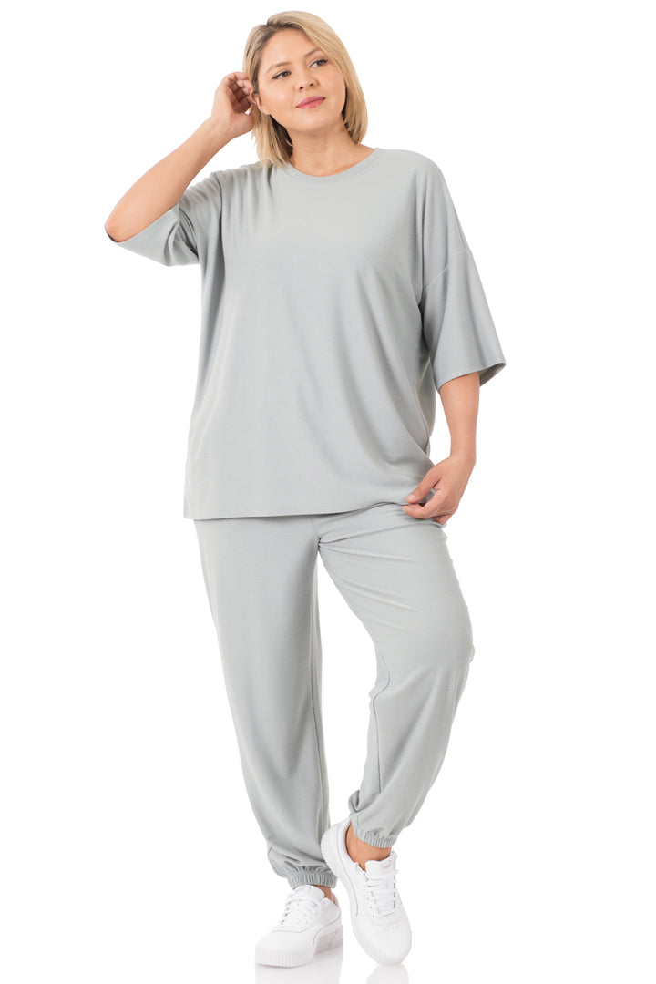 Soft French Terry Joggers & Top Sets (two colors)-jogger set-Zenana-Styled by Steph-Women's Fashion Clothing Boutique, Indiana